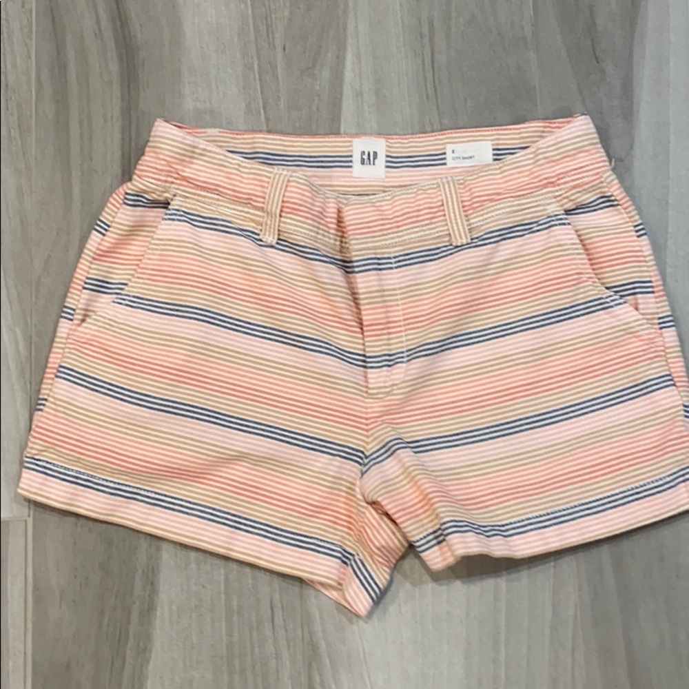 Gap Striped City Shorts Size 2